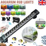 24/7 Cycle Aquarium Fish Tank LED Light 7 Color Over-Head Full Spectrum Bar Lamp