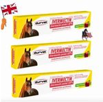 Horse Paste 3-Pack Apples Flavored 6.08 g 1.87% Horse Dewormer in uk