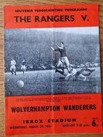 1960/1 ECWC Semi Final - Glasgow Rangers v Wolverhampton Wanderers 