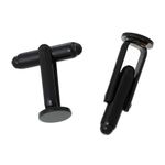 Black Copper Tone Cufflink Findings Cuff Link Blank Backs 8mm Plate Round Bar UK