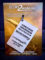 British Airways Concorde Rolls Royce 58 Hiduminium skin tag(WITHOUT ENGRAVING)