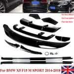 FOR BMW X5 F15 PERFORMANCE BODY KIT REAR DIFFUSER FRONT SPLITTER LIP SIDE SKIRTS