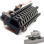 Picatinny Riser Mount Dual Rails 90 and 45 degree 20mm Quick Detach 13-Slot UK