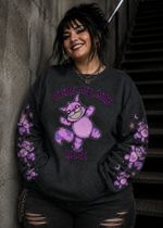 All Mad Sweatshirt Jumper Grey, FREE POSTAGE, Sizes 12-26, Wonderland Cheshire