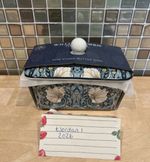 Brand New William Morris Ceramic ‘ Pimpernel’ Print Butter Dish