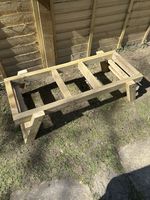 National Double Beehive Stand , heavy duty made with pressure treated timber 