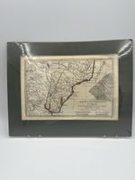 1785 Antique Map of Brazil & Buenos Aires Rigobert Bonne | Hand-Colored Original