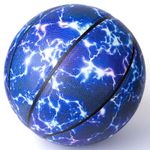 Size 7 Basketball | Arrives Inflated | Lightning- Red Blue or Purple | Full Size