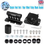 Quick Release Bicycle Front Fork Rear Wheel Mount Car Roof Rack Bike Carrier