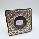 Sterling Silver Photo Frame Small Velvet Easel Back Hallmarked 1989 P J Panton
