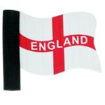 3Pk British St. George England Flag Car Aerial Topper Antenna National Flag W...