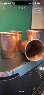 Solid copper cup/tumbler