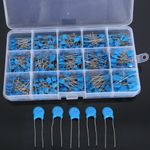 300PCS 1KV 2KV 3KV 15 Value High Voltage Ceramic Capacitor Assortment Kit CAO