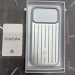 RIMOWA Metal Fashion Phone Case for iPhone Silver 17 16 15 14 13 Pro max