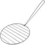 Aluminium Flat Lifter with handle for Cake/Bread Chapatti Skimmer Strainer 