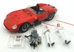 CMC 1/18 Scale M-172 Maserati 300S Dirty Hero W/ Figures and Engine With Case
