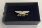 Aston Martin James Bond 007 Wings Lapel Silver Pin - NEW In Gift Box