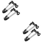 Stainless Steel Bicycle Umbrella Holder Foldable Adjustable Black Bracket