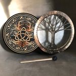 Handmade Shamanic Drum Vintage Shaman Drum Spirit Music Hand Drum Shaman Drum