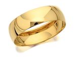 9ct Yellow Gold Court BIG size EXTRA LARGE Wedding Ring Z+ ,Z1, Z2, Z3, Z4, plus