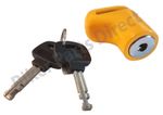 MOTORCYCLE SCOOTER MINI DISC LOCK 6MM PIN