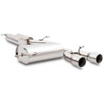 2.5" CATBACK EXHAUST SYSTEM FOR VW GOLF R32 MK5 VR6 3.2L 4MOTION 2004-2009