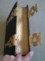 EXQUISITE LUXURY GAUFFERED & CLASPED HOLY BIBLE, COLOUR MAPS, c1860