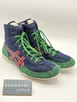 ASICS EX-EO Wrestling Boxing Shoes 1083A001 US 12 (29cm)  Navy Green Red Used