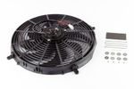 16" Radiator Cooling Fan Stainless Mounting Kit Push 12V 160W Intercooler Racing