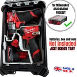 Insert Tray for Milwaukee Packout M12 Drill & Impact Gen 3 ( INSERT ONLY )