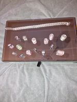 Sterling Silver Charm Bracelet 15 Unique Charms