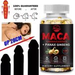 BEST-MALE ENLARGER THICKER LONGER BIGGER Male Enhancing Maca Root 120 Capsules
