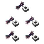 5Pcs Reusable Mini Stepper Motor for DIY Printer High Torque Silver Motor