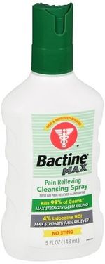 Bactine Max Antiseptic Spray with pain Relief - UK Based seller