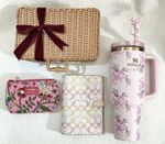 Luxury Christmas Gift Hamper For Her | Pink Floral Gift Set | Ready To Gift