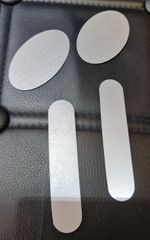 HI VIZ EUROPEAN HELMET REFLECTIVE SAFETY STICKERS MOTORCYCLE CYCLING EQUESTRIAN 