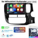 64G For Mitsubishi Outlander 2012-2018 Carplay Android Car Stereo Radio GPS WIFI