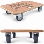 Move It Dolly Trolley 220kg Rectangular Furniture Appliance Boxes Mover 45 x