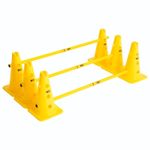 ND Hurdle Set Dog Jumping Training 4/6/12 Cones and Poles Agility Equipment UK