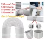 NEW 1.5M/2M/3M Flexible Air Conditioner Exhaust Pipe Vent Hose Duct Outlet UK