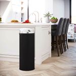 Inmotion 50L Black Stainless Steel Auto Automatic Sensor Kitchen Waste Dust Bin