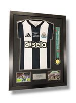 Frame For Any Signed Shirt & Medal Plus Photo Cutouts & Plaque Included