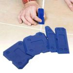 SILICONE CAULK Sealant Spreader Profile Applicator TILE GROUT FUGUE TOOL 4 PCS