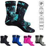 Men Womens 3MM Neoprene Wetsuit Socks Anti-slip Diving Swimming Surfing Socks UK