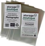 Archival Photograph Sleeves 6x4 Inches Acid Free Clear 50 Pack Photo Protection