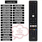 NEW CT-8069 REPLACEMENT REMOTE FOR TOSHIBA SMART TV WITH NETFLIX-YOUTUBE BUTTON