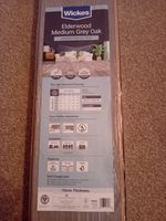 Medium Grey Oak Laminate Flooring 12mm Thick New Boxed X18 Coverage 26.64M²