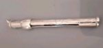 Antique Silver Retractable Toothpick Holder Edwardian Engraved Fob