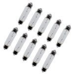 10 x 239 Festoon Bulb 12v 5w (11 x 38mm) S8.5D Interior Light Number Plate Auto