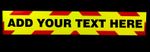 Add Your Own Text Fluorescent Magnetic / Self Adhesive vehicle warning sign